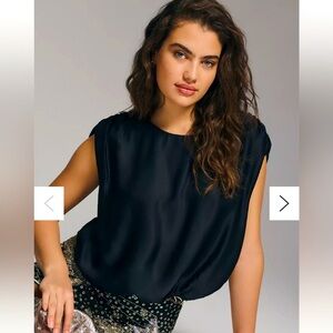 Anthropologie Black Top